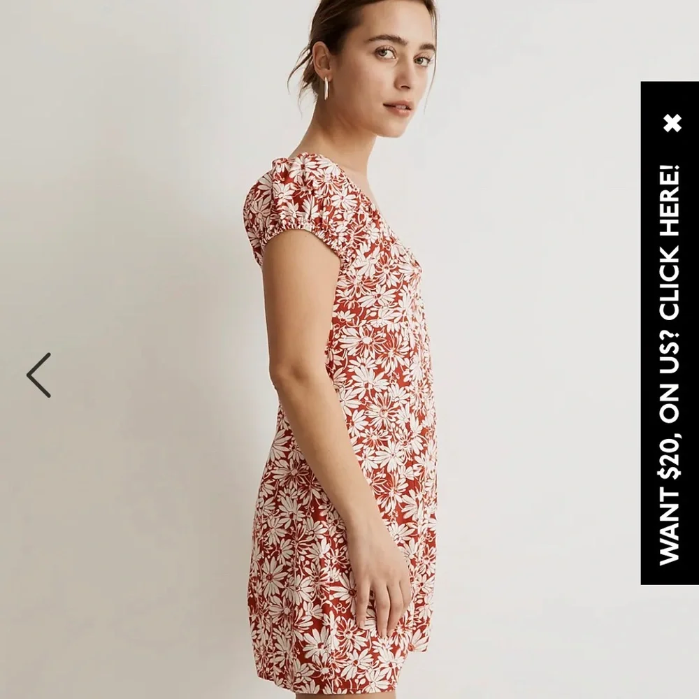 NWT | Margie Mini Dress in Abstract Floral | Madewell - Picture 5 of 5
